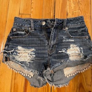 american eagle jean shorts